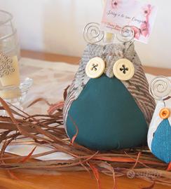 Gufo in stoffa arredo