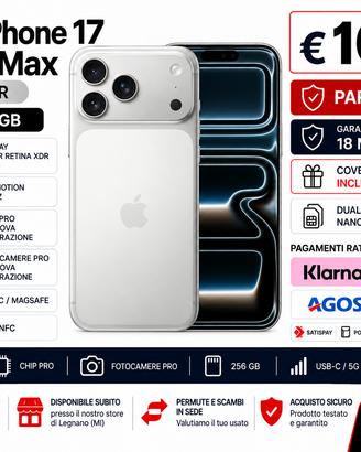 Apple iPhone 17 Pro Max Silver 256 GB
