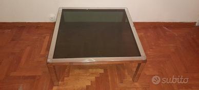 tavolino in cristallo 80x80