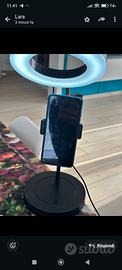lampada per selfie e video
