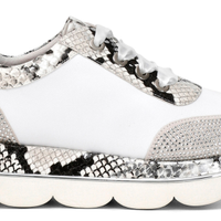 GDB178203380 SNEAKERS IN PELLE CON SIMILPELLE PITO