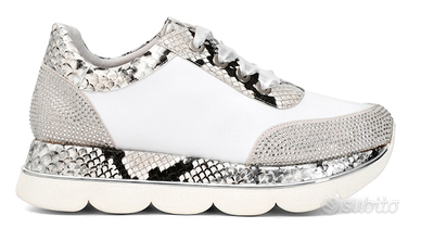 GDB178203380 SNEAKERS IN PELLE CON SIMILPELLE PITO