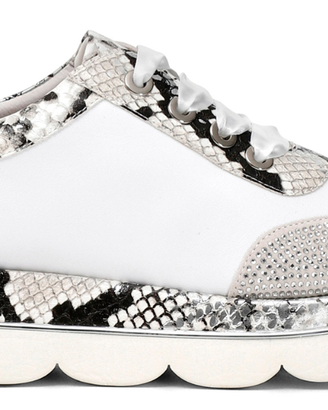 GDB178203380 SNEAKERS IN PELLE CON SIMILPELLE PITO