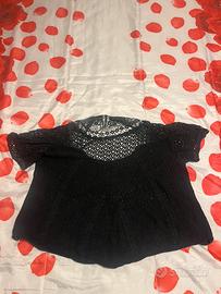 T shirt a nido d’ape tg L ed abbigliamento misto