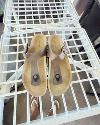 Infradito pier one nuove beige taglia 47