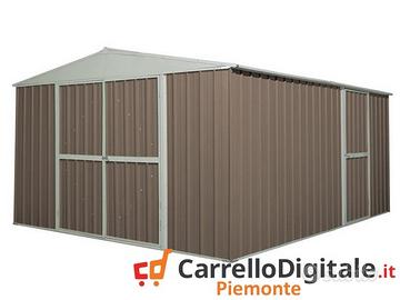 Box prefabbricato in acciaio 360x430 185kg tortora