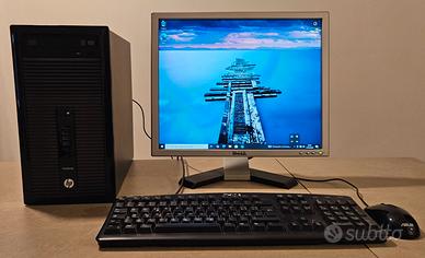 Computer HP ProDesk 400 G1 MT + monitor Dell