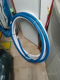 Tubo Multi Plastro Multistrato isolante blu bianco