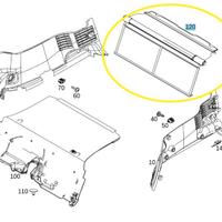 copertura vano bagagli per Smart fortwo A453810370