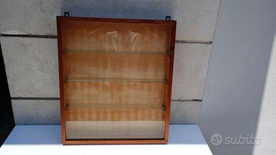 Bacheca esposizione legno artigianale 61x51