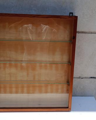 Bacheca esposizione legno artigianale 61x51