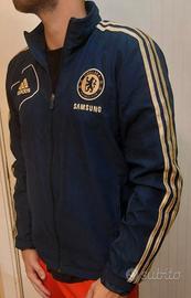 Felpa Antivento Adidas Chelsea Vintage Blu e Oro Abbigliamento e Accessori In vendita a Salerno