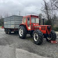 Same tiger six 105 e rimorchio agricolo zaccaria