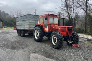 Same tiger six 105 e rimorchio agricolo zaccaria