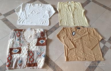 Vari indumenti da uomo e donna in saldo