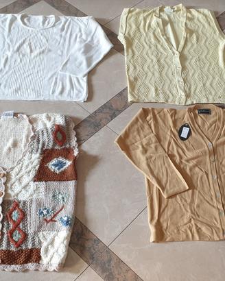 Vari indumenti da uomo e donna in saldo