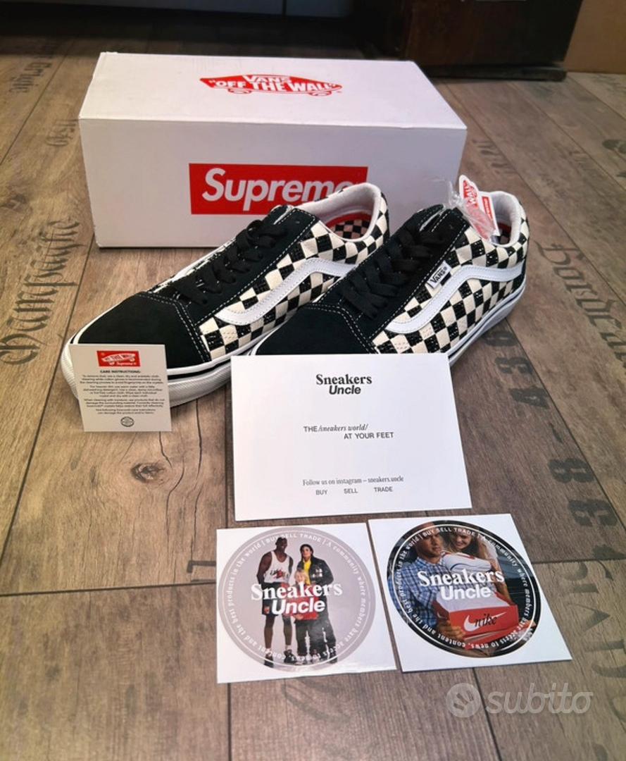 Vans X Supreme X Swarovski Old Skool Black 2022 Abbigliamento