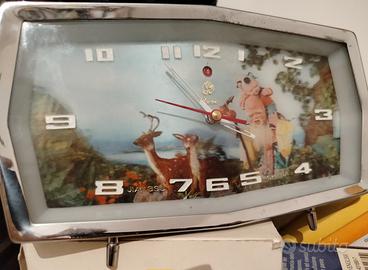 SVEGLIA OROLOGIO DA TAVOLO A CORDA MARCA ROSE V