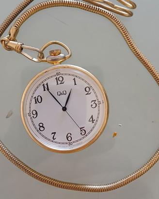 Orologio da tasca Q&Q color oro
