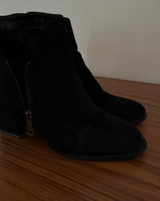 Stivaletti neri con tacco – taglia 38