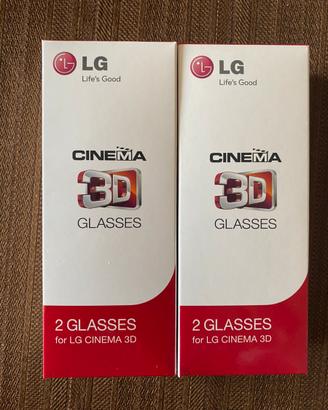 Occhiali 3D per tv LG