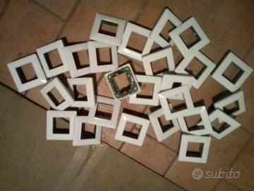 Placche bianche per impianto elettrico