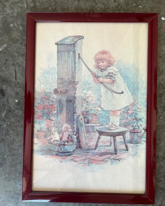 Stampa su carta d'epoca con cornice 4.