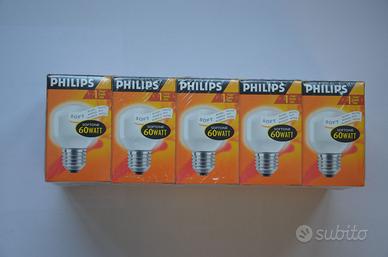 Lampadine sfera ad incandescenza 60W E27 softone
