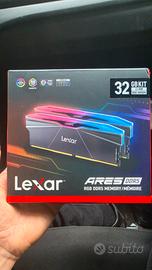 2X16 GB di Ram ddr5 Lexar Ares 6000 cl 30 XMP/EXPO