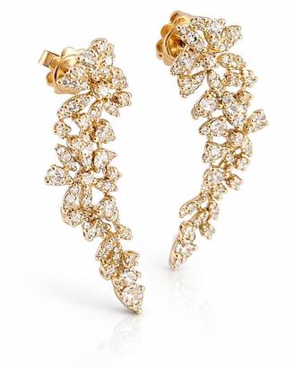 Orecchini lobo aear climber Oro 18k Diamanti