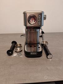 Macchina Caffè Ariete 1381 Espresso Slim Metal