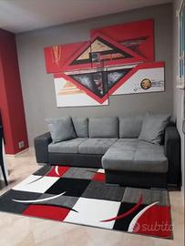 Tappeto di design Orlo e quadri stile moderno