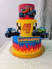 Torta Finta Compleanno Gomma Eva Polistirolo 