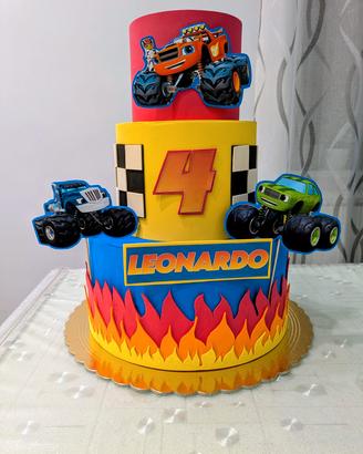 Torta Finta Compleanno Gomma Eva Polistirolo 