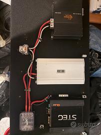 Materiale impianto audio auto