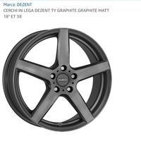 Cerchi lega Dezent 18" x Toyota/Lexus