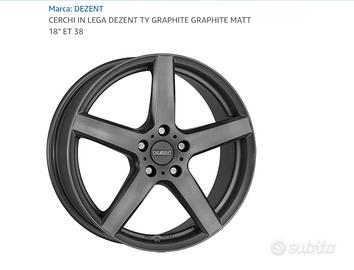Cerchi lega Dezent 18" x Toyota/Lexus