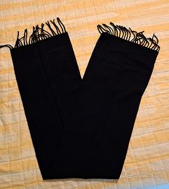 Sciarpa nera Roccobarocco 30% Cashmire e 70% Lana 