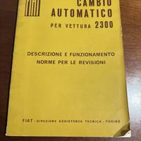 Manuale per Cambio Automatico Fiat 2300 del 1962
