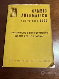 Manuale per Cambio Automatico Fiat 2300 del 1962