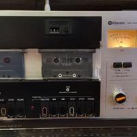 Registratore clarion dual cassette deck rarita