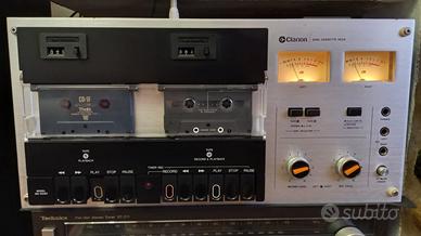 Registratore clarion dual cassette deck rarita