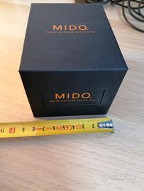 scatola Mido e porta orologio