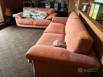 Coppia divani (2 e 3 posti) appena rifoderati
