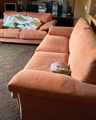 Coppia divani (2 e 3 posti) appena rifoderati