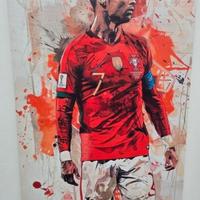 Tela quadro Cristiano Ronaldo Portogallo