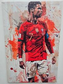 Tela quadro Cristiano Ronaldo Portogallo