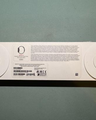 Apple Watch Series 6 ACCIAIO 44mm NUOVO SIGILLATO