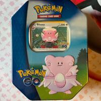 Pokemon GO TCG Tin Box Blissey  ita sealed