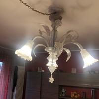 Lampadario di Murano a 3 luci